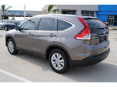 honda cr v 2012 gray suv ex l w navi gasoline 4 cylinders front wheel drive automatic with overdrive 77065