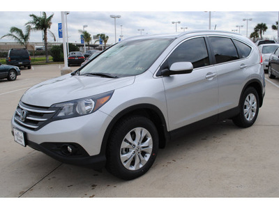 honda cr v 2012 silver suv ex l w dvd gasoline 4 cylinders front wheel drive automatic with overdrive 77065