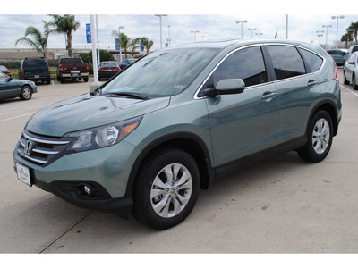 honda cr v 2012 lt  green suv ex gasoline 4 cylinders front wheel drive automatic with overdrive 77065