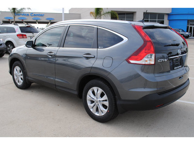honda cr v 2012 dk  gray suv ex l w dvd gasoline 4 cylinders front wheel drive automatic with overdrive 77065