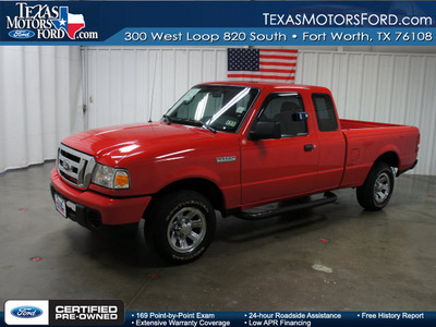 ford ranger 2008 red xlt gasoline 4 cylinders 2 wheel drive 5 speed manual 76108