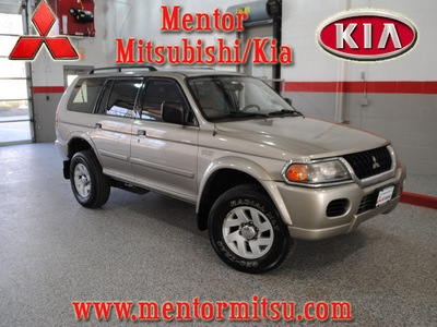 mitsubishi montero sport 2002 beige suv xls gasoline 6 cylinders 4 wheel drive automatic 44060