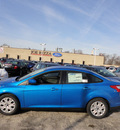 ford focus 2012 blue sedan se gasoline 4 cylinders front wheel drive automatic with overdrive 60546