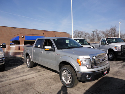 ford f 150 2012 silver lariat 4x4 flex fuel 8 cylinders 4 wheel drive automatic with overdrive 60546