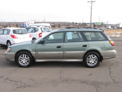 subaru outback 2003 lt  green wagon gasoline 4 cylinders sohc all whee drive automatic 55811