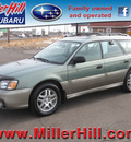 subaru outback 2003 lt  green wagon gasoline 4 cylinders sohc all whee drive automatic 55811