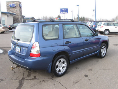 subaru forester 2007 blue suv 2 5 x gasoline 4 cylinders all whee drive automatic 55811