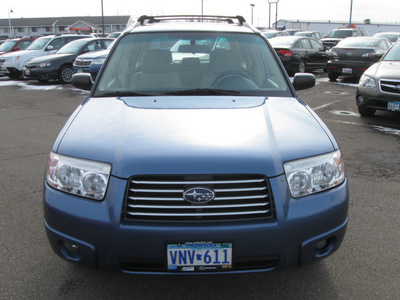 subaru forester 2007 blue suv 2 5 x gasoline 4 cylinders all whee drive automatic 55811