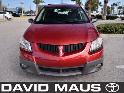 pontiac vibe 2004 red hatchback gasoline 4 cylinders front wheel drive automatic 32771