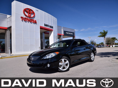 toyota camry solara 2005 black se gasoline 6 cylinders front wheel drive automatic 32771