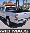 toyota tacoma 2010 silver prerunner sr5 trd gasoline 6 cylinders 2 wheel drive automatic 32771