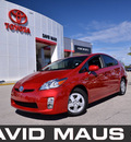 toyota prius 2011 red hybrid 4 cylinders front wheel drive automatic 32771