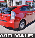 toyota prius 2011 red hybrid 4 cylinders front wheel drive automatic 32771