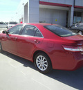 toyota camry 2011 red sedan xle gasoline 4 cylinders front wheel drive automatic 75503
