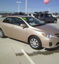 toyota corolla 2011 tan sedan le gasoline 4 cylinders front wheel drive automatic 75503