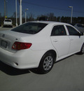 toyota corolla 2009 white sedan le gasoline 4 cylinders front wheel drive automatic 75503