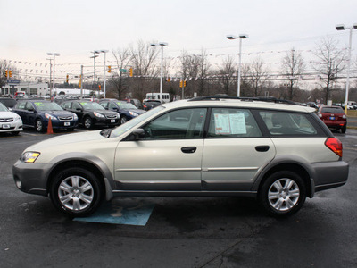 subaru outback 2005 champagne gold wagon 2 5i gasoline 4 cylinders all whee drive automatic 07701