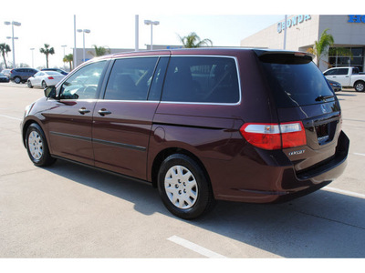 honda odyssey 2007 dk  red van lx gasoline 6 cylinders front wheel drive automatic with overdrive 77065