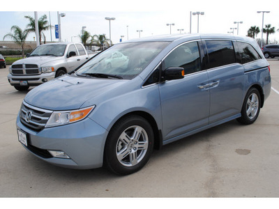 honda odyssey 2012 lt  blue van touring gasoline 6 cylinders front wheel drive automatic with overdrive 77065