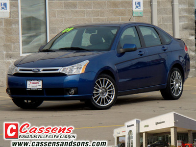 ford focus 2009 blue sedan ses gasoline 4 cylinders front wheel drive automatic 62034