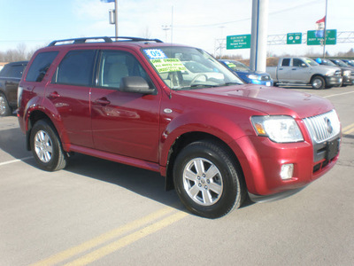 mercury mariner 2009 red suv gasoline 4 cylinders 4 wheel drive automatic 13502