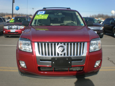 mercury mariner 2009 red suv gasoline 4 cylinders 4 wheel drive automatic 13502