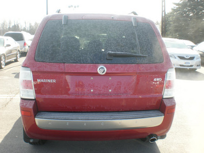 mercury mariner 2009 red suv gasoline 4 cylinders 4 wheel drive automatic 13502
