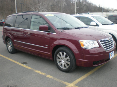 maroon van