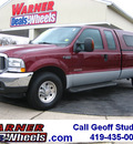 ford f 350 s duty 2004 red pickup truck xlt long bed diesel 8 cylinders rear wheel drive manual 45840