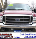 ford f 350 s duty 2004 red pickup truck xlt long bed diesel 8 cylinders rear wheel drive manual 45840