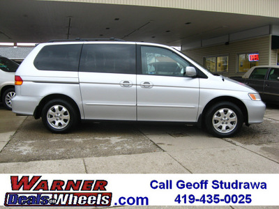 honda odyssey 2004 silver van ex l gasoline 6 cylinders front wheel drive automatic 45840