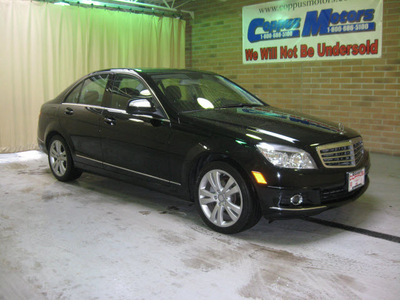 mercedes benz c300 2008 black sedan 4matic gasoline 6 cylinders all whee drive automatic 44883