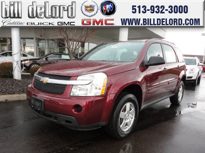 chevrolet equinox 2007 dk  red suv ls gasoline 6 cylinders front wheel drive automatic 45036