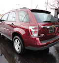 chevrolet equinox 2007 dk  red suv ls gasoline 6 cylinders front wheel drive automatic 45036