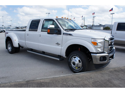 ford f 350 super duty 2012 white lariat biodiesel 8 cylinders 4 wheel drive automatic with overdrive 77388