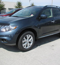 nissan murano 2012 graphite blue suv sl gasoline 6 cylinders front wheel drive automatic 33884