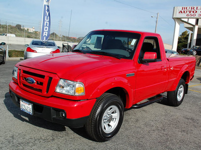 ford ranger 2006 red pickup truck sport gasoline 6 cylinders rear wheel drive automatic with overdrive 94010