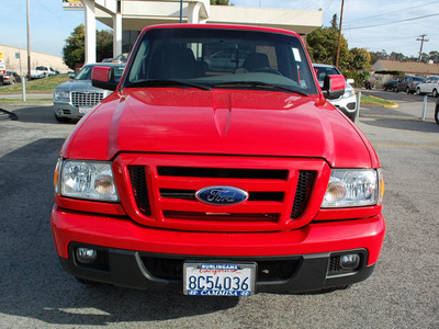 ford ranger 2006 red pickup truck sport gasoline 6 cylinders rear wheel drive automatic with overdrive 94010