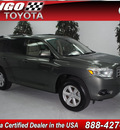 toyota highlander 2008 green suv gasoline 6 cylinders front wheel drive automatic 91731