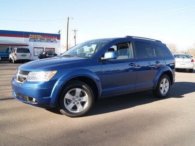 dodge journey 2010 deep water blue suv sxt gasoline 6 cylinders front wheel drive automatic 80911