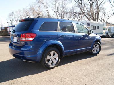 dodge journey 2010 deep water blue suv sxt gasoline 6 cylinders front wheel drive automatic 80911