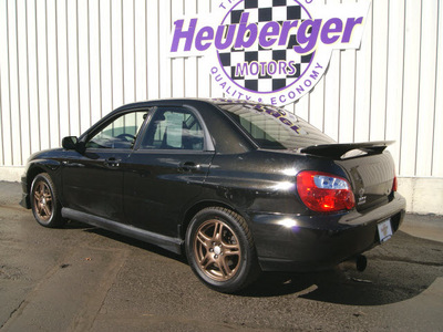 subaru impreza 2004 java black sedan wrx gasoline 4 cylinders all whee drive 5 speed manual 80905