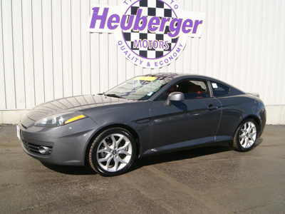 hyundai tiburon 2007 gray coupe gt gasoline 6 cylinders front wheel drive 5 speed manual 80905