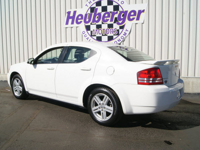 dodge avenger 2010 stone white sedan r t gasoline 4 cylinders front wheel drive automatic 80905