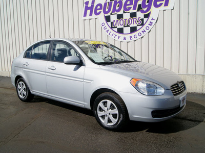 hyundai accent 2010 silver sedan gls gasoline 4 cylinders front wheel drive automatic 80905