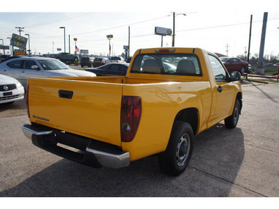 chevrolet colorado 2007 yellow pickup truck work truck gasoline 4 cylinders rear wheel drive automatic 77037