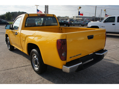 chevrolet colorado 2007 yellow pickup truck work truck gasoline 4 cylinders rear wheel drive automatic 77037
