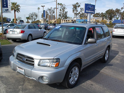 subaru forester 2004 silver suv xt gasoline 4 cylinders all whee drive automatic 94063