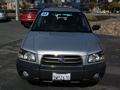 subaru forester 2003 silver suv x gasoline 4 cylinders sohc all whee drive 5 speed manual 94063