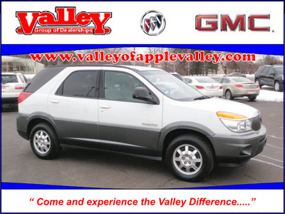 buick rendezvous 2003 white suv cx gasoline 6 cylinders all whee drive automatic 55124